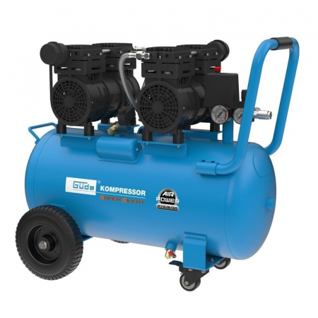 Compresoare de Aer Profesionale - Compresor cu 2 pistoane AIRPOWER 275/8/50 SILENT Guede 50138, 1500 W, 50 L, 8 bari