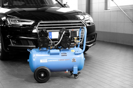 Compresor cu 2 pistoane AIRPOWER 275/8/50 SILENT Guede 50138, 1500 W, 50 L, 8 bari [8]