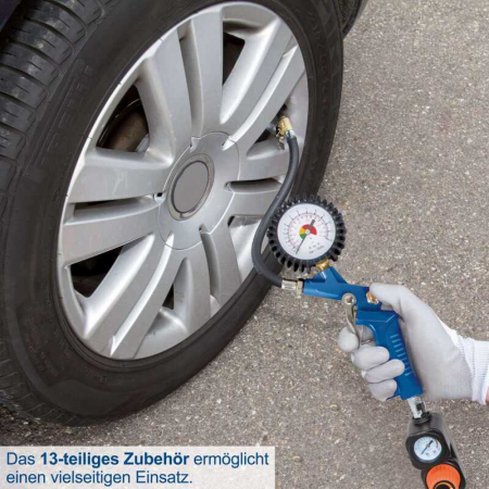 Compresor cu doi cilindri HC30o Scheppach 5906146901, 1100 W, 24l, 8 bari [1]