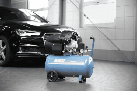 Compresor cu ulei cu doi cilindri 405/10/50 Gude 50131, 2200 W, 50 L, 10 bari [3]