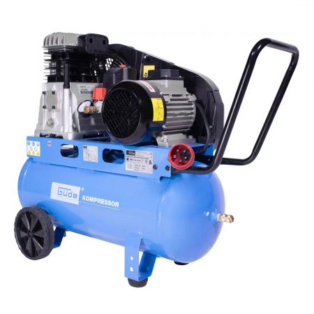 Compresoare de Aer Profesionale - Compresor cu ulei cu doi cilindri 580/10/50 Gude 50018, 2200 W, 50 L, 10 bari