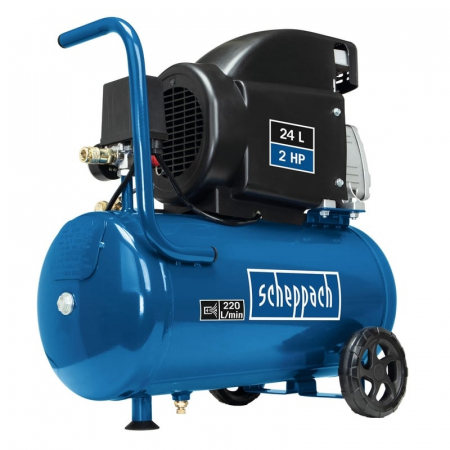 Compresor cu ulei cu un cilindru HC26 Scheppach 5906135901, 1500 W, 24 L, 8 bari [3]