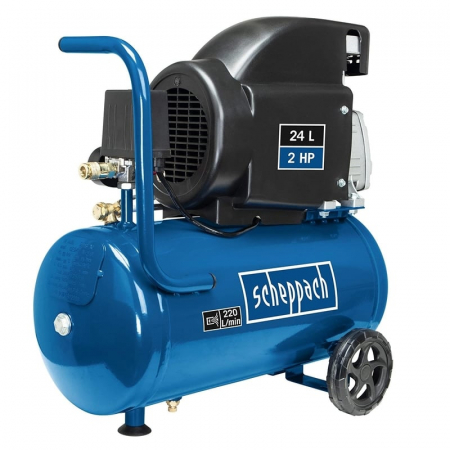Compresor cu ulei cu un cilindru HC26 Scheppach 5906135901, 1500 W, 24 L, 8 bari [2]