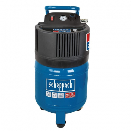 Compresor fara ulei HC24V Scheppach 5906117901, 1500 W, 24 l, 10 bari [1]