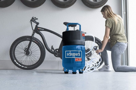 Compresor fara ulei HC24V Scheppach 5906117901, 1500 W, 24 l, 10 bari [5]