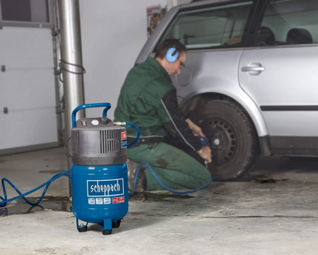 Compresor fara ulei HC24V Scheppach 5906117901, 1500 W, 24 l, 10 bari [4]