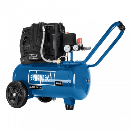 Compresor fara ulei HC25Si Super-Silent Scheppach 5906140901, 1100 W, 24 L, 8 bari [3]
