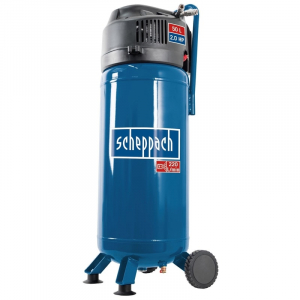 Compresoare de Aer Profesionale - Compresor fara ulei HC51V Scheppach 5906125901, 1500 W, 50 l, 10 bari