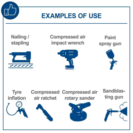 Compresor HC54 Scheppach 5906103901, 1500 W, 50 L, 8 bari [5]