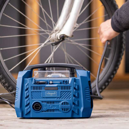 Compresor hibrid, fara acumulator, fara ulei Airforce 6 Scheppach 5906159901, 230 / 20 V, 10.3 bari [1]