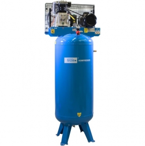 Compresoare de Aer Profesionale - Compresor stationar cu piston dublu Gude 01747, 3000 W, 200 L, 10 bari