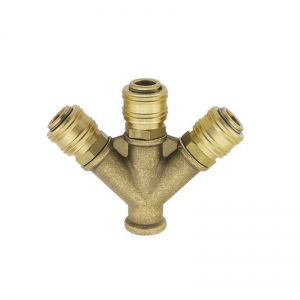 Scule Pneumatice - Distribuitor aer comprimat cu 3 capete de cuplare Ludecke VWS38ES