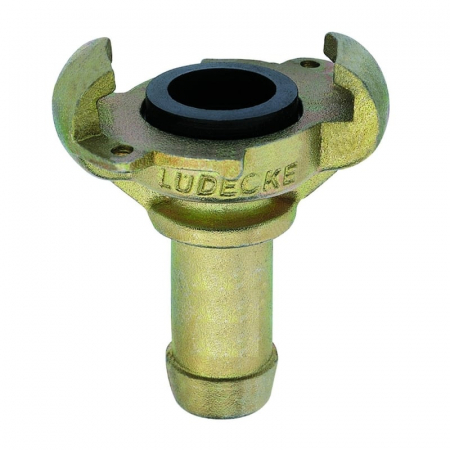 Accesorii Scule Pneumatice - Cupla rapida cu gheare si stut pentru furtun Ludecke SKSS13, 1/2", Ø13 mm