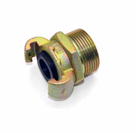 Racorduri, Conectori & Duze - Cupla rapida cu gheare si filet exterior Ludecke KAG54, 5/8", Ø15 mm