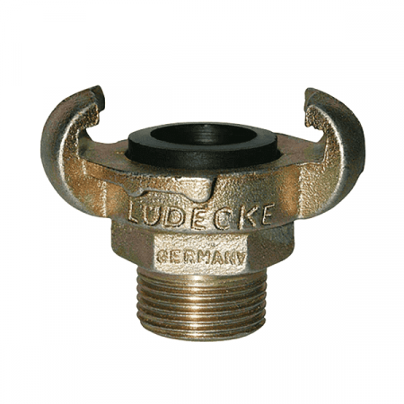 Accesorii Scule Pneumatice - Cupla rapida cu gheare si filet exterior Ludecke KASS10, G1", Ø25 mm