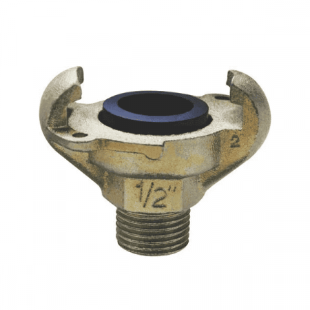 Scule Pneumatice - Cupla rapida cu gheare si filet exterior Ludecke KASS12, 1/2", Ø12.5 mm