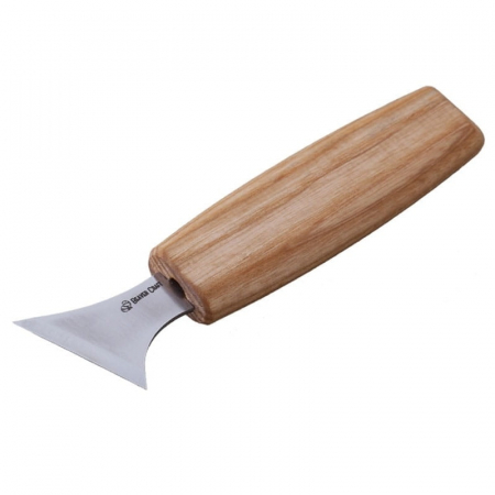 Articole Pentru Casa - Cutit cu ascutis oblic pentru sculptura geometrica in lemn BeaverCraft C10, 150 mm