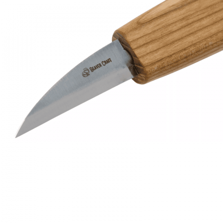 Cutit cu lama dreapta pentru sculptura in lemn BeaverCraft C14, 165 mm [2]