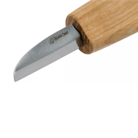 Cutit cu lama dreapta pentru sculptura in lemn BeaverCraft C5, 165 mm [2]