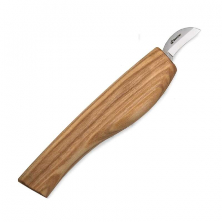 Articole Pentru Casa - Cutit cu lama dreapta si ascutis oblic pentru sculptura in lemn BeaverCraft C6, 150 mm