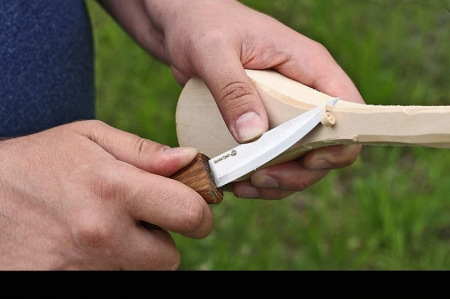 Cutit cu lama sloyd pentru sculptura in lemn BeaverCraft C4, 195 mm [7]