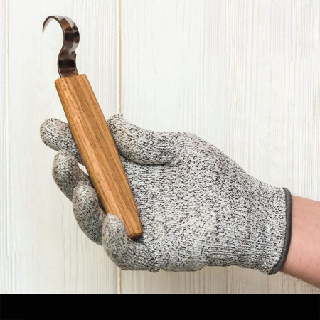 Cutit de cioplit linguri din lemn BeaverCraft SK1Oak, 185 mm [3]