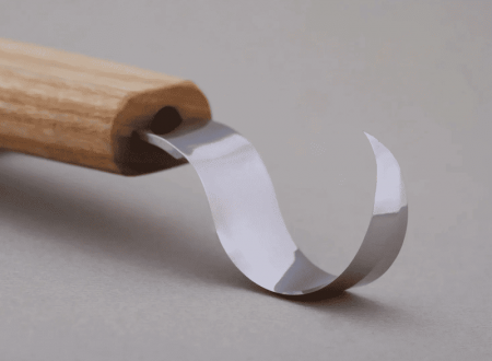 Cutit de cioplit linguri din lemn BeaverCraft SK1L, 165 mm [5]