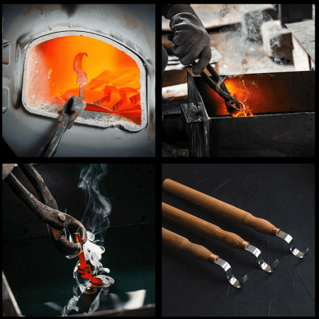 Cutit de cioplit linguri din lemn BeaverCraft SK2SLong, 365 mm [5]