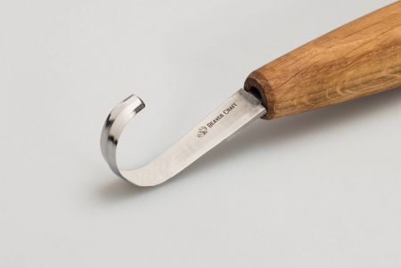 Cutit de cioplit linguri pentru taieturi adanci in lemn BeaverCraft SK5S, 250 mm [6]