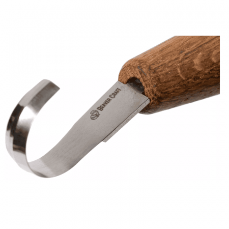 Cutit de cioplit linguri pentru taieturi adanci in lemn BeaverCraft SK5L, 250 mm [2]