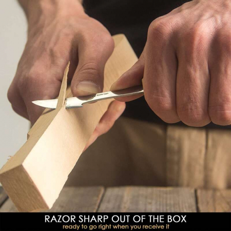 Cutit de sculptura universal cu maner modelat pentru palma BeaverCraft C17P, 160 mm [7]