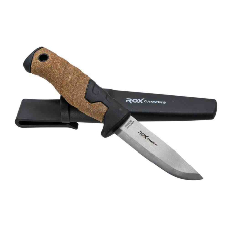 Macete & Cutite de Vanatoare - Cutit drumetii ROX Wood 153CAMP0322, 215 mm