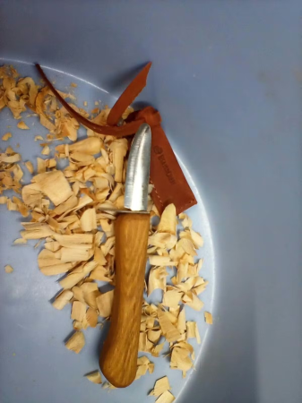 Cutit pentru sculptura in lemn pentru incepatori BeaverCraft C1KID, 155 mm [7]