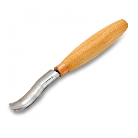 Dalti Tamplarie & Sculptura Lemn - Dalta in forma de U scurta si indoita BeaverCraft K8a/14, taietura 14 mm, 185 mm