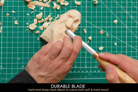 Dalta rotunjita si dreapta BeaverCraft G3/20, taietura 20 mm, 275 mm [2]