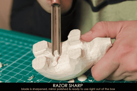 Dalta rotunjita si dreapta BeaverCraft K9/10, taietura 10 mm, 192 mm [3]