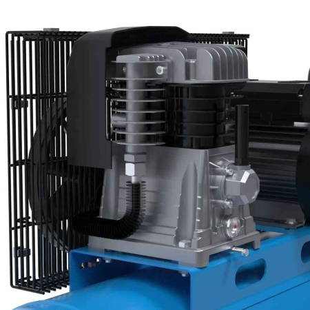 Compresor cu ulei cu doi cilindri 420/10/100 Gude 50148, 2200 W, 100 L, 10 bari [3]