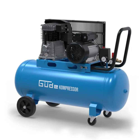 Compresoare de Aer Profesionale - Compresor cu ulei cu doi cilindri 420/10/100 Gude 50148, 2200 W, 100 L, 10 bari
