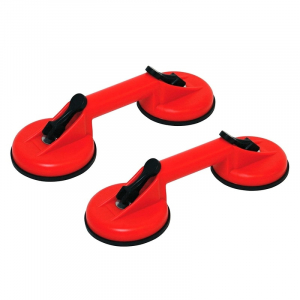 Dispozitive de Taiat si Manipulat Sticla - Set dispozitive pentru manipulat sticla cu doua ventuze Dema 17150, Ø115 mm, 2 piese