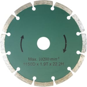 Set discuri diamantate pentru fierastrau circular Gude 58092, 2 bucati, Ø150 mm, 10200 rpm