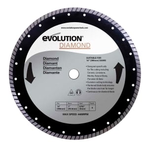 Discuri Taiere Piatra, Ceramica si Beton - Disc pentru fierastrau circular, taiere marmura, piatra Evolution RAGEBLADE355D, Ø355x25.4 mm