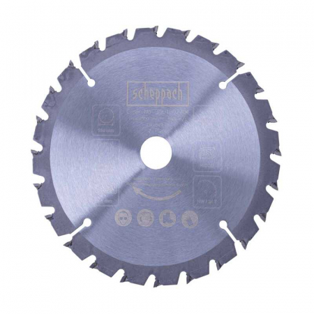 Discuri Fierastrau Circular - Disc pentru fierăstrău circular PL55, taiere lemn Scheppach 3901802704 Ø160x20 mm, 24 dinti