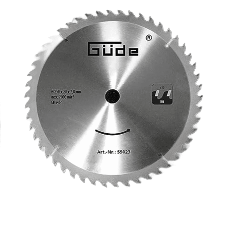 Discuri Fierastrau Circular - Disc pentru fierastrau circular, taiere lemn Gude 55023, Ø250x20 mm, 50 dinti