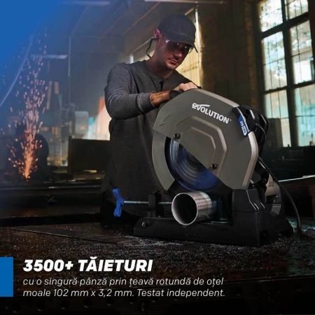 Disc pentru fierastrau circular, taiere otel EVOMAX Evolution M355CMT-80CSM, Ø355 x 25.4 mm, 80 dinti [2]