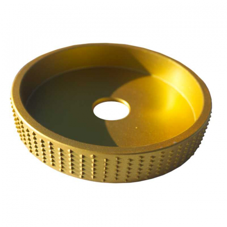 Flex & Polizor Unghiular, Suporti & Discuri - ​​​​​​​Disc pentru slefuire si sculptura in lemn Troy 25091, Ø115x22.3 mm