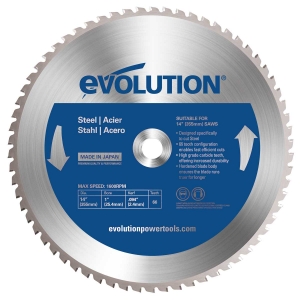 Disc pentru fierastrau circular, taiere otel Evolution M355TCT-66CS-0507, Ø355 x 25.4 mm, 66 dinti