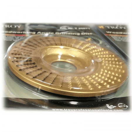 Disc plat pentru slefuire lemn Troy 25075, Ø125x22.2 mm [5]