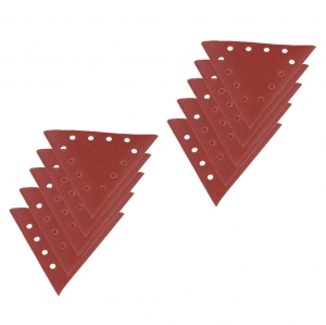 Accesorii de Slefuire - Set discuri abrazive triunghiulare pentru masinile de slefuit Scheppach 7903800601, granulatie 80, 10 bucati