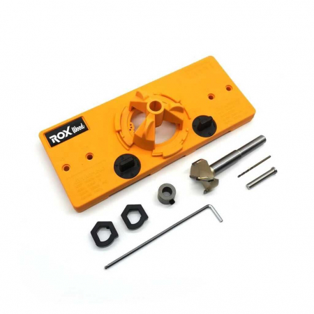 Scule Tamplarie - Dispozitiv de frezare pentru montare balamale ingropate ROX Wood 153ROX0015, Ø35 mm