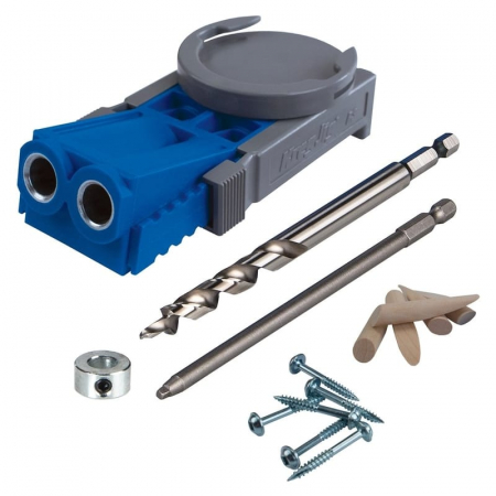 Imbinari lemn & accesorii - Dispozitiv de ghidare pentru gaurire la unghi in lemn Jig R3 Kreg R3-INT